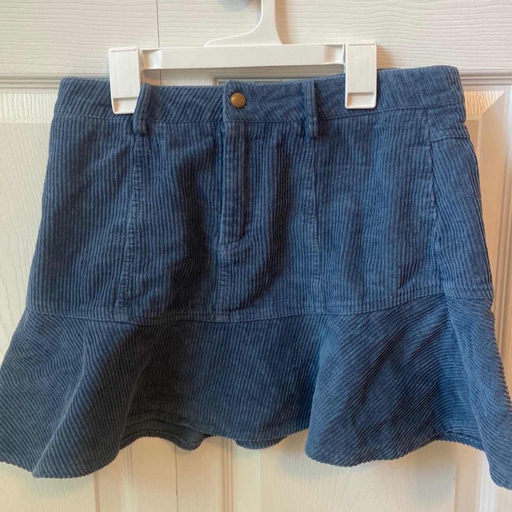 Corduroy Mini Skirt